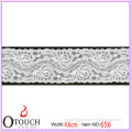 Beautiful and plain design african handcut voile lace
